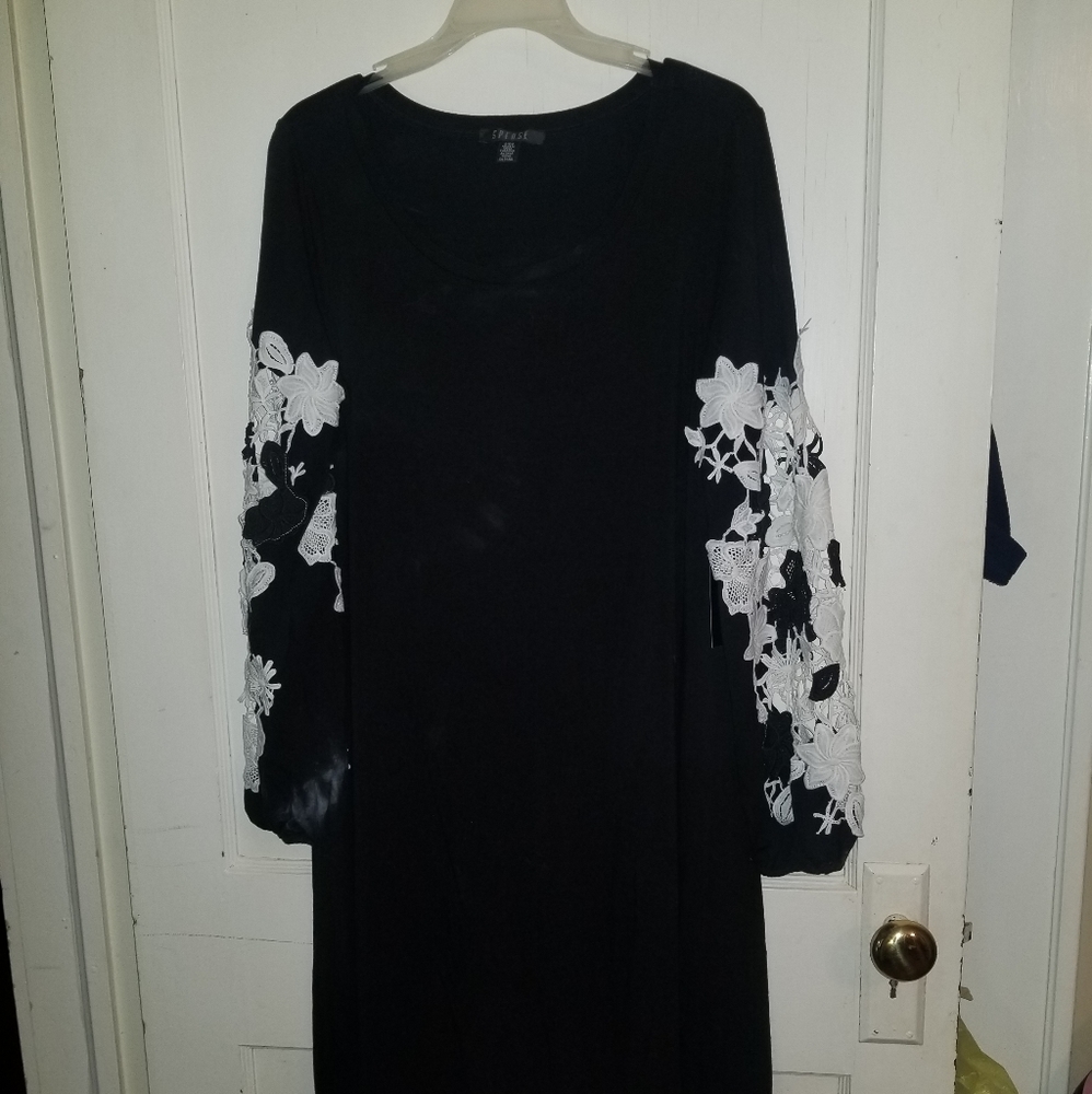 Woman's Large Black Dress